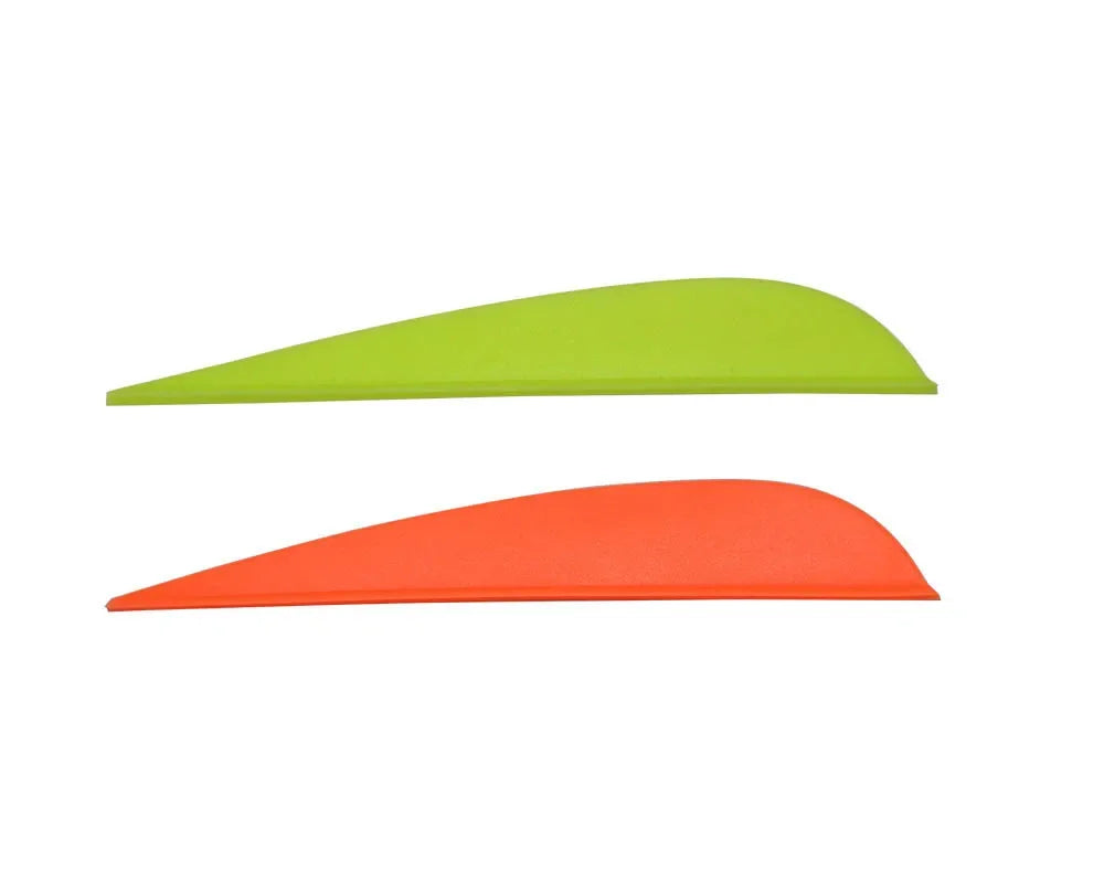Toparchery Plastic Drop-Shaped Feathers for Archery Arrows – 2.5", 3", 4", 5"