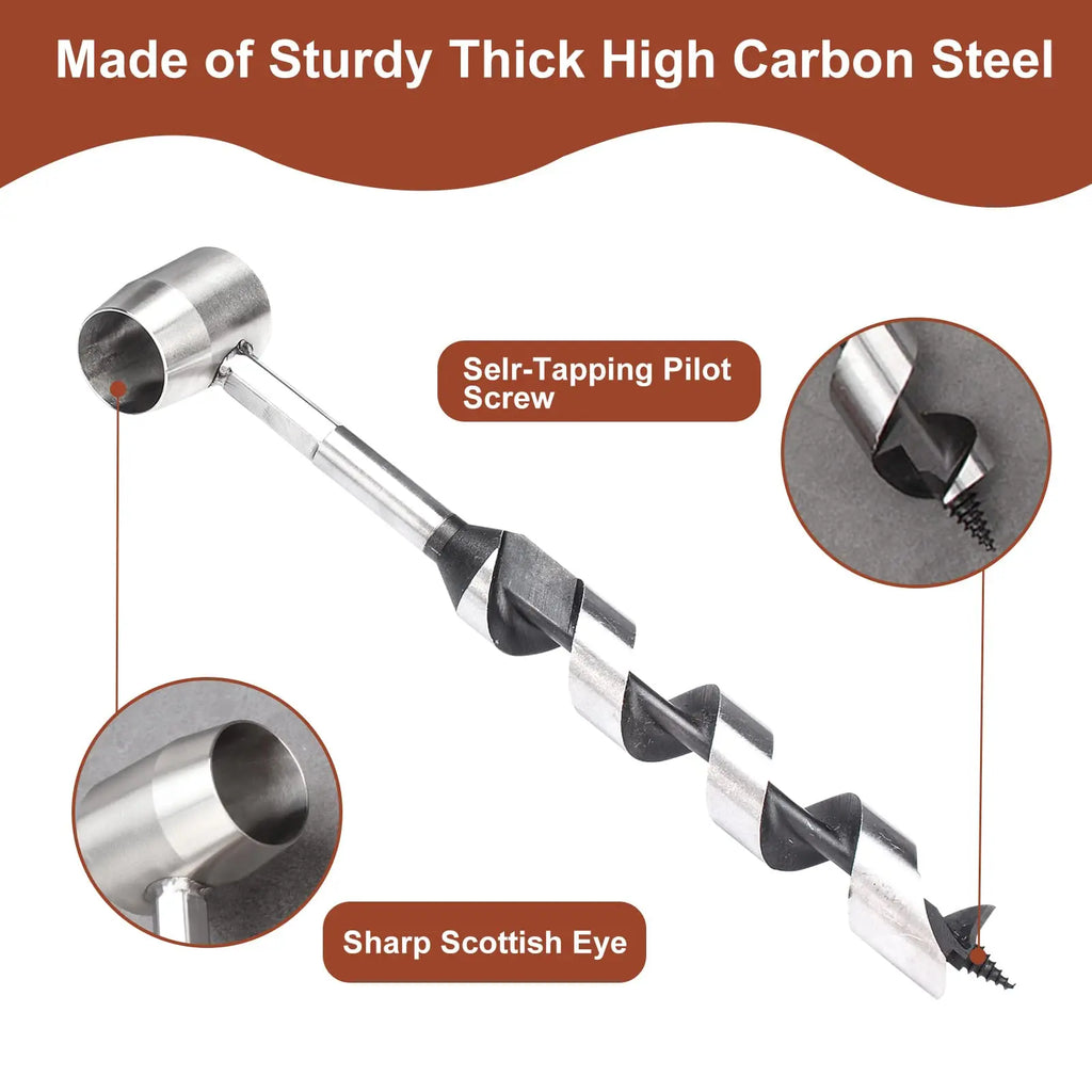 Manual Auger High Speed Steel Easier To Drill Multifunctional Handmade