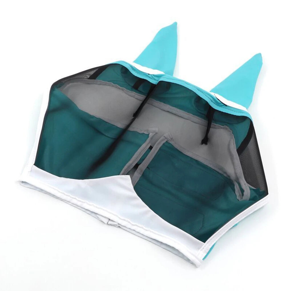 Professional Grade Horse Fly Mask – Adjustable, Breathable Mesh Mask for Comfortable Fly Protection
