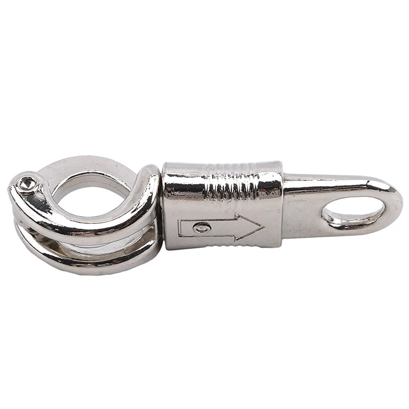 Horse Panic Clip Buckle 10cm Zinc Alloy Quick Release Terror Hook Snap for Equestrian Sports
