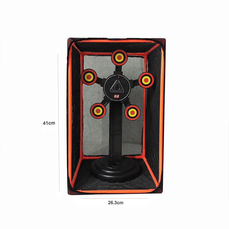 Targets for Nerf Guns – Auto Reset Electric Shooting Target with Sound & Light for Kids