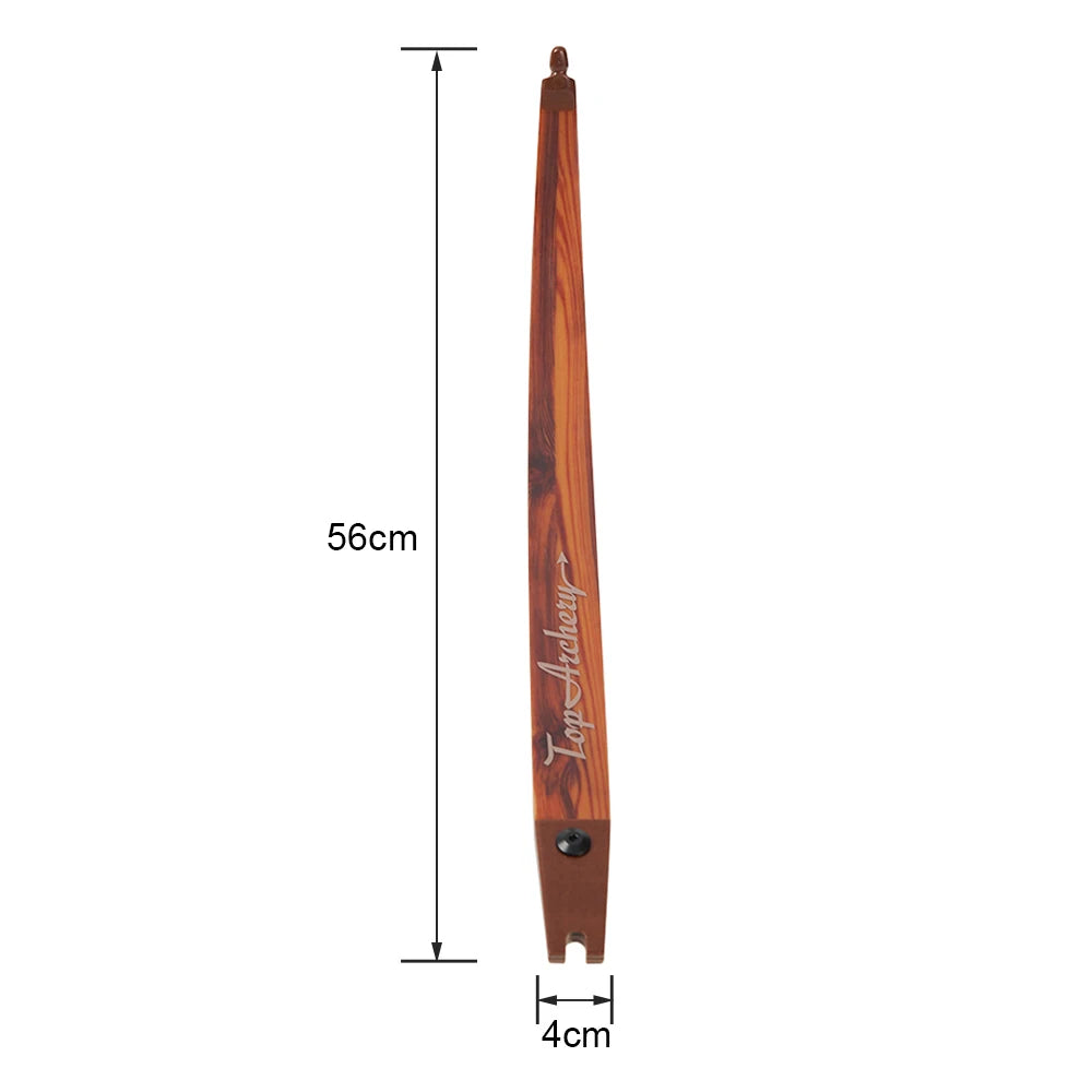 20–60lbs ILF bow limbs – bamboo core with carbon and fibreglass for 19" risers (62" setup)