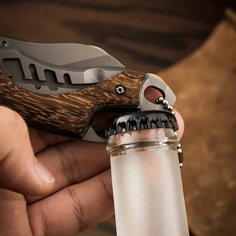 EDC Multi-Function Folding Knife – Pocket Tool with Bottle Opener
