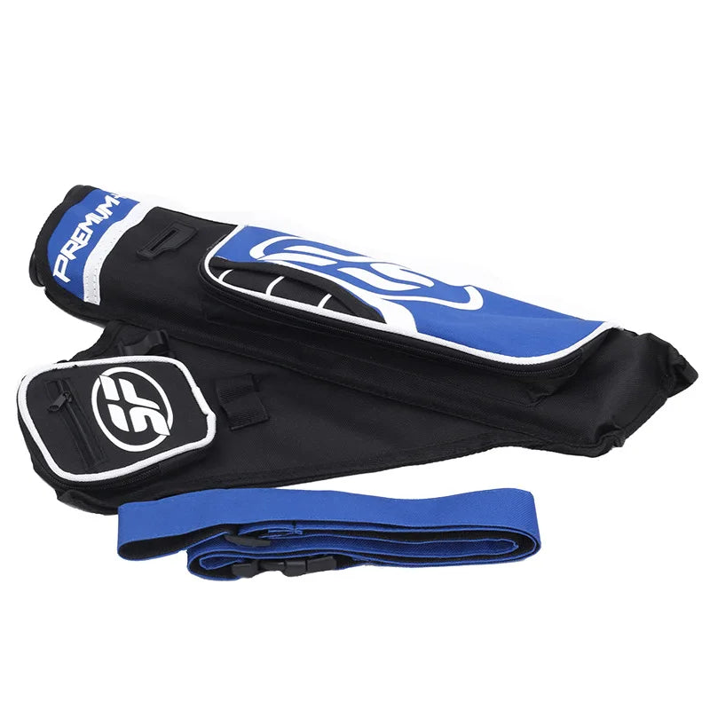 Archery Waist Quiver by AMEYXGS – 3-Tube Nylon Arrow Holder for Hunting & Target Use