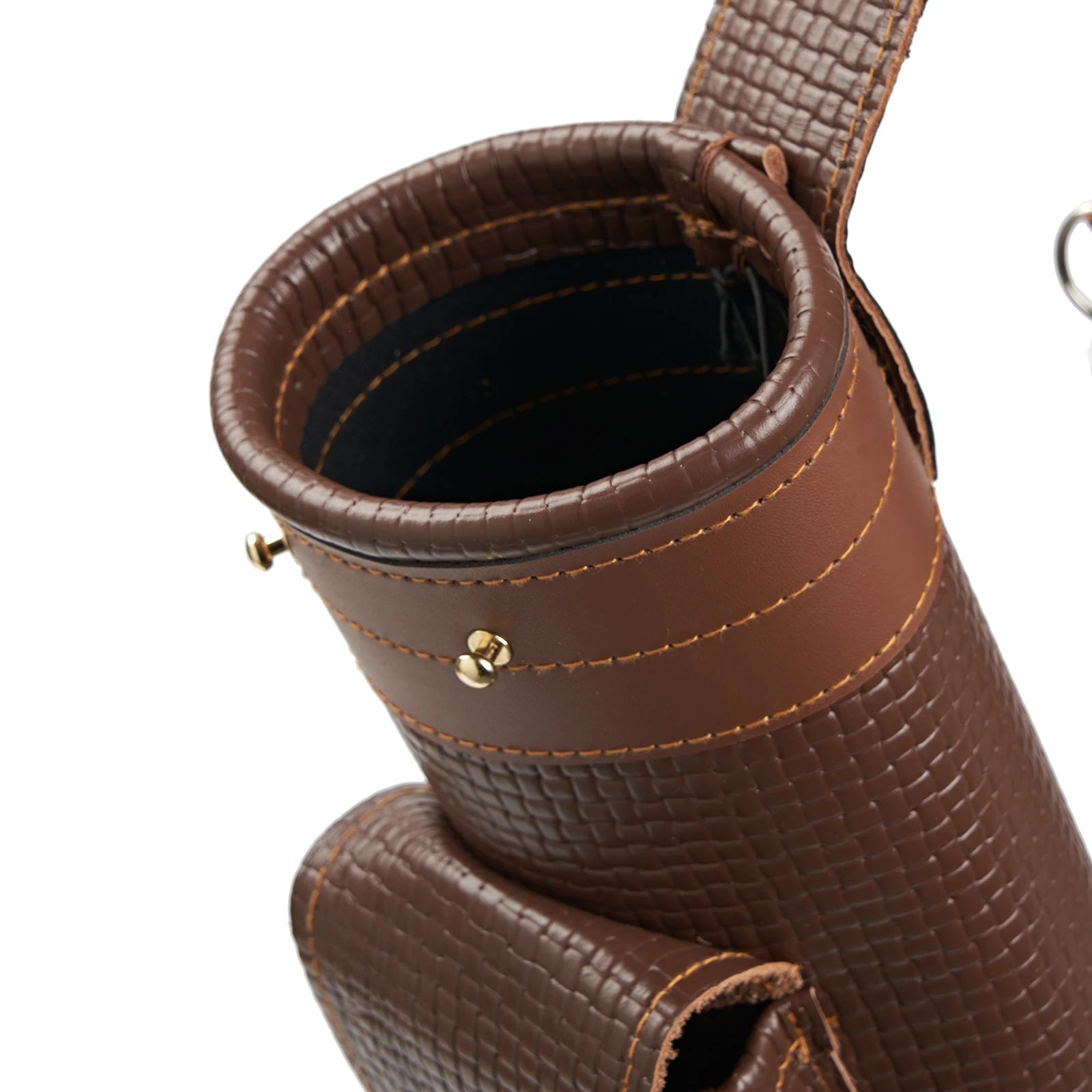 Back Arrow Pouch Leather Quiver for Horseback and Outdoor Archery