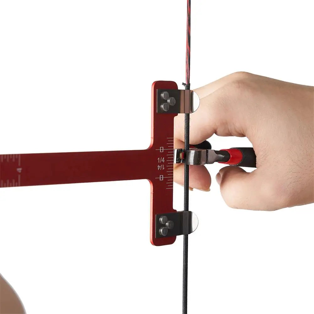 Aluminum Alloy Archery T-Ruler – Nocking Point & Brace Height Measurer