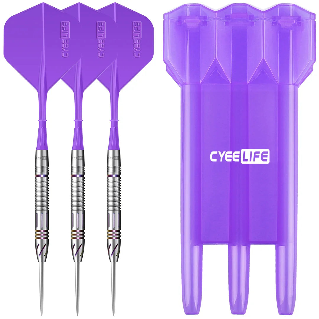 23g Tungsten Steel Tip Darts – 90% Tungsten, Professional Darts with Carrying Case
