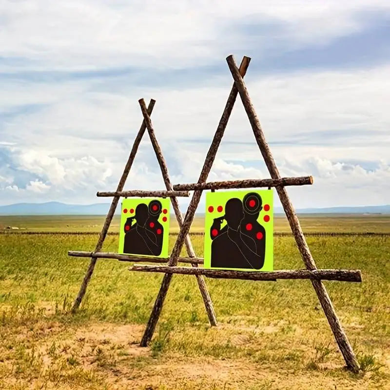 Splatter Shooting Target Stickers (8 Inch) – High Visibility Practice Aiming Stickers