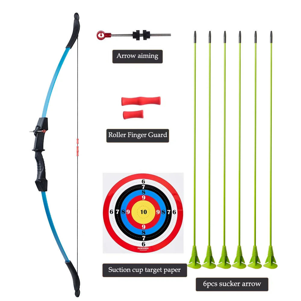 Kids Recurve Bow – 12-15lbs Takedown Set for Outdoor Shooting Practice