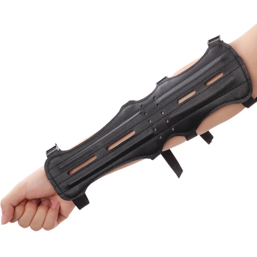Lengthened Leather Armguard for Bow and Arrow – 30x13cm Protective Gear