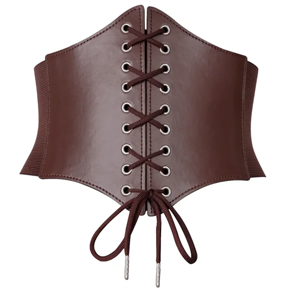 Medieval Knight Renaissance Accessories Set – PU Leather Belt, Cape & Gauntlet Bracers 5pcs