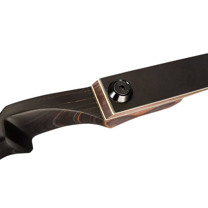 60" takedown recurve bow set – 20–60lbs high-density wood handle for hunting and training