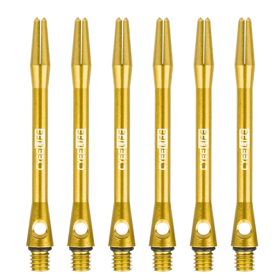 CyeeLife 48mm Aluminium Dart Shafts, 6pcs Durable 2BA Accessories, Durable, Lightweight and Strong