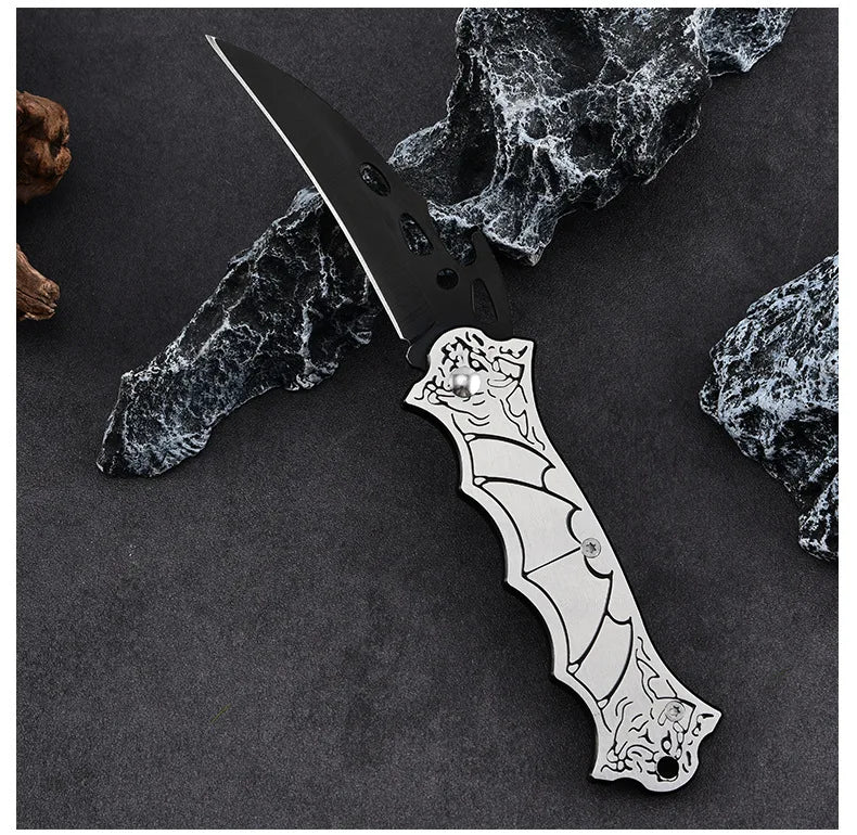 Folding Tactical Survival Knife – Portable EDC for Outdoor & Emergency Use