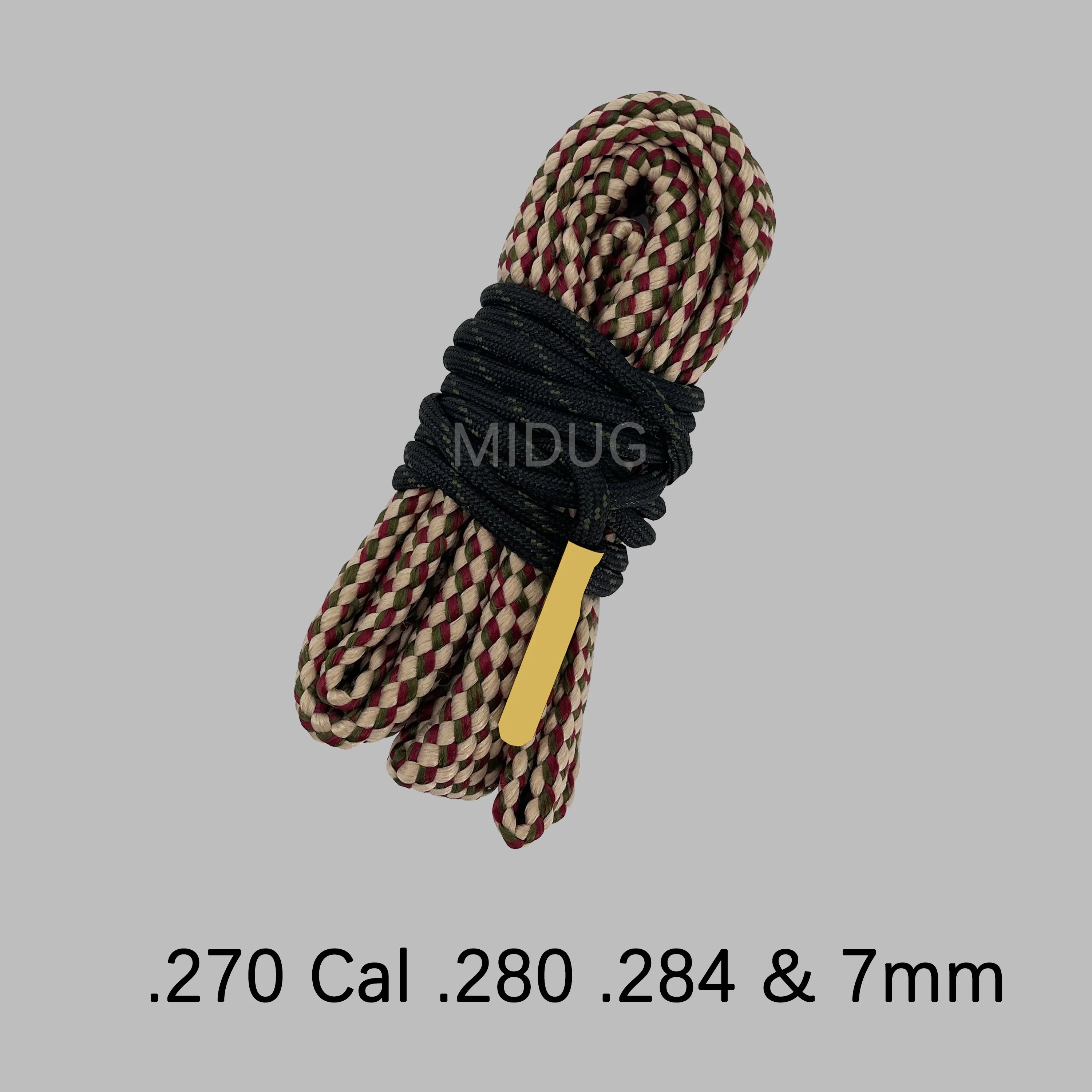 Bore Snake Cleaning Kit – Barrel Brush Rope for 12 GA, 9mm, .22, .223, .308, .44, .45cal & More