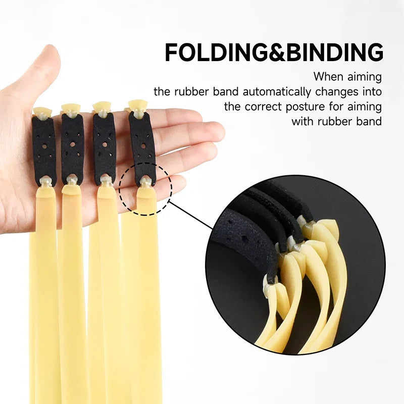 2.0mm Thick High-Elastic Slingshot Rubber Bands – Precision Hunting Latex Bands