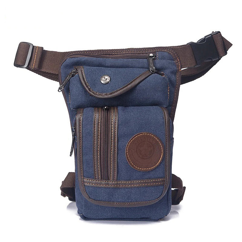 Portable Equestrian Drop Leg Bag – High-Quality Canvas & Nylon Riding Waist Pack with Large Capacity