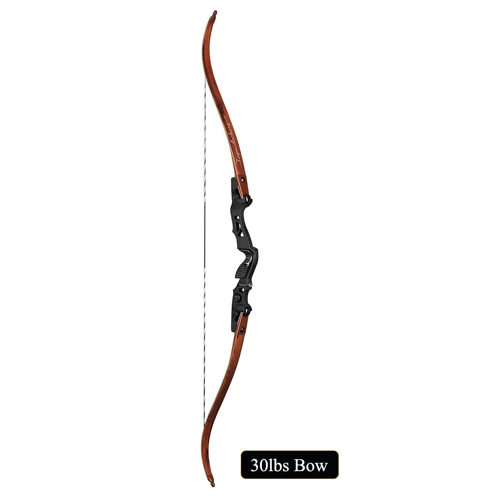 62" Takedown Recurve Bow – 25–60lbs for Target and Hunting Use
