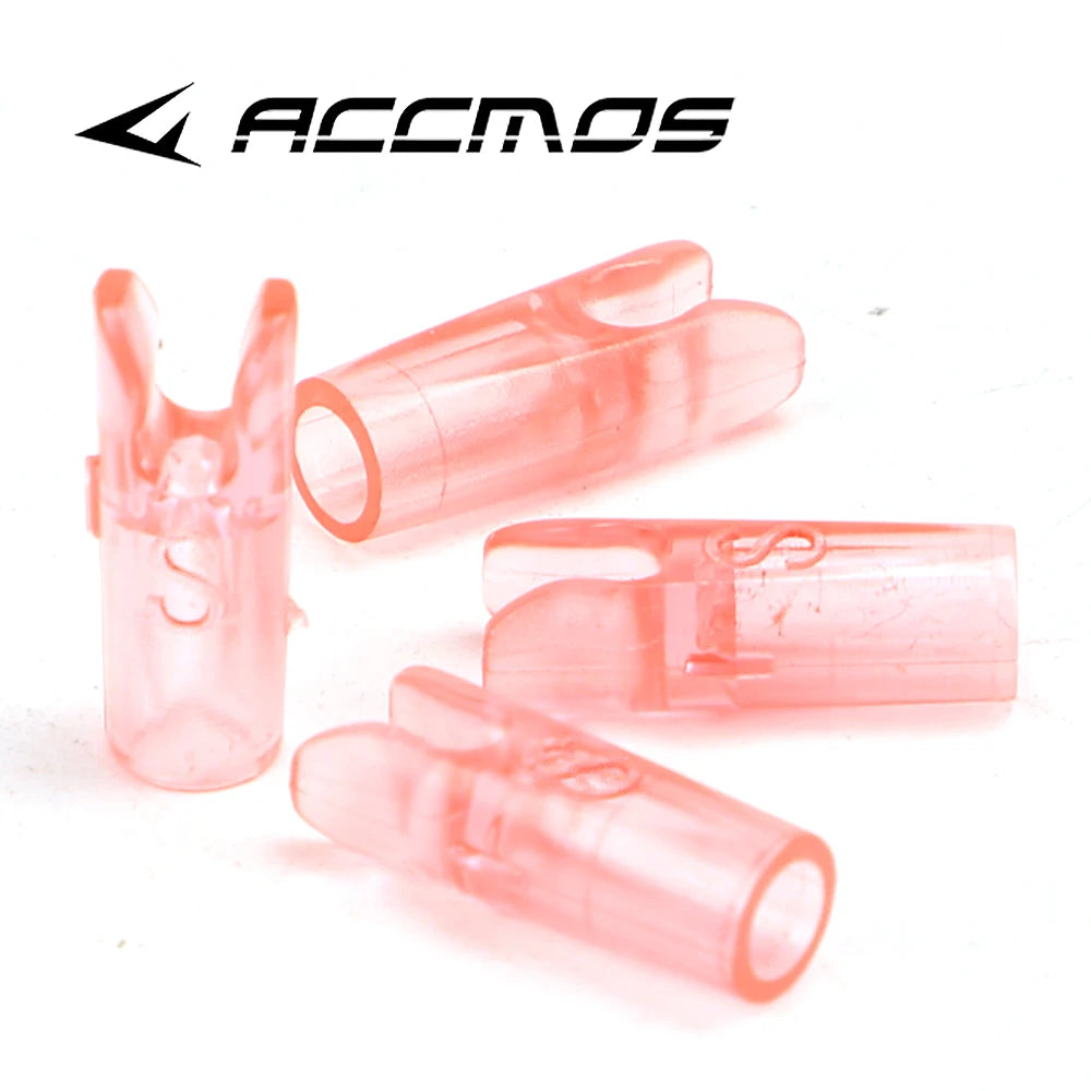 60pcs Plastic Arrow Pin Nocks, Size L & S For ID4.2mm, ID6.2mm, 3.2mm, DIY Arrow Shaft Archery