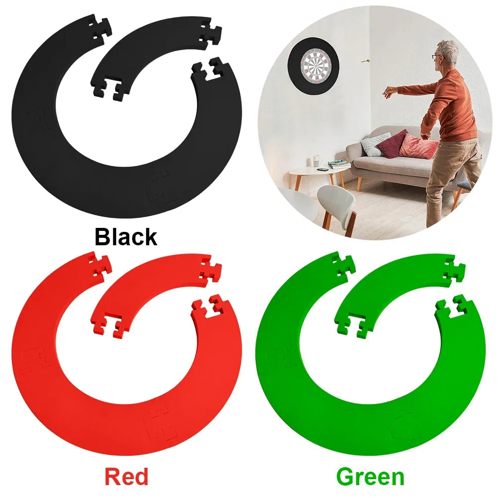 APWIKOGER EVA Dartboard Surround – Jigsaw Ring Design Wall Protector for Dart Boards