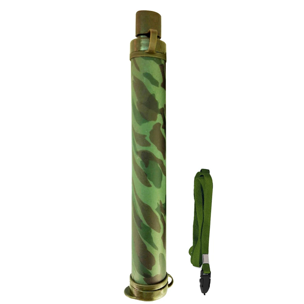 Portable Water Filter Pump for Camping and Emergency Outdoor Use