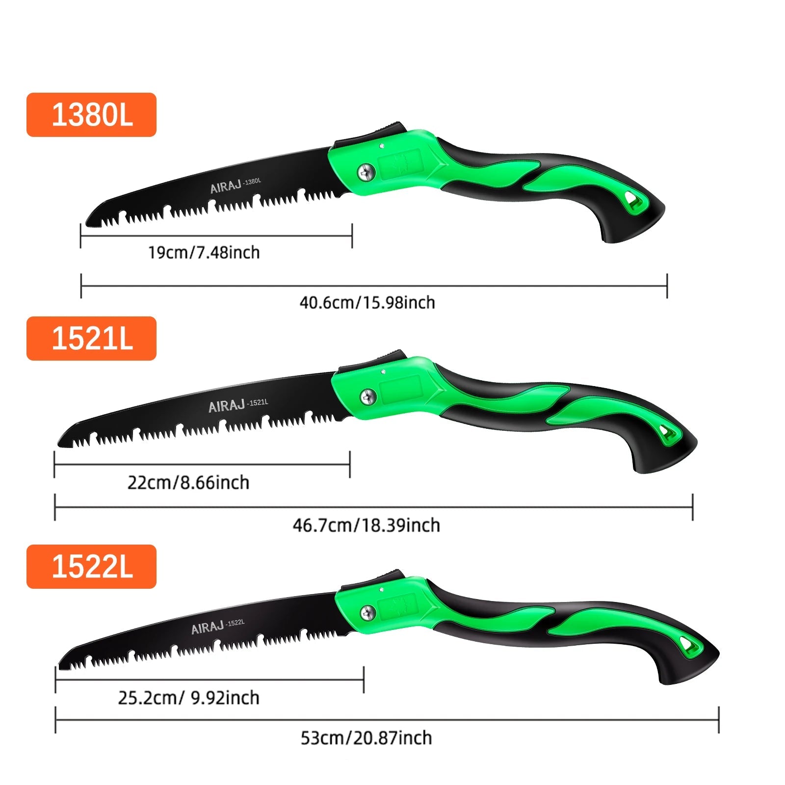 Folding Hand Saw for Woodworking and Outdoor Use with Wear-Resistant Steel Blade