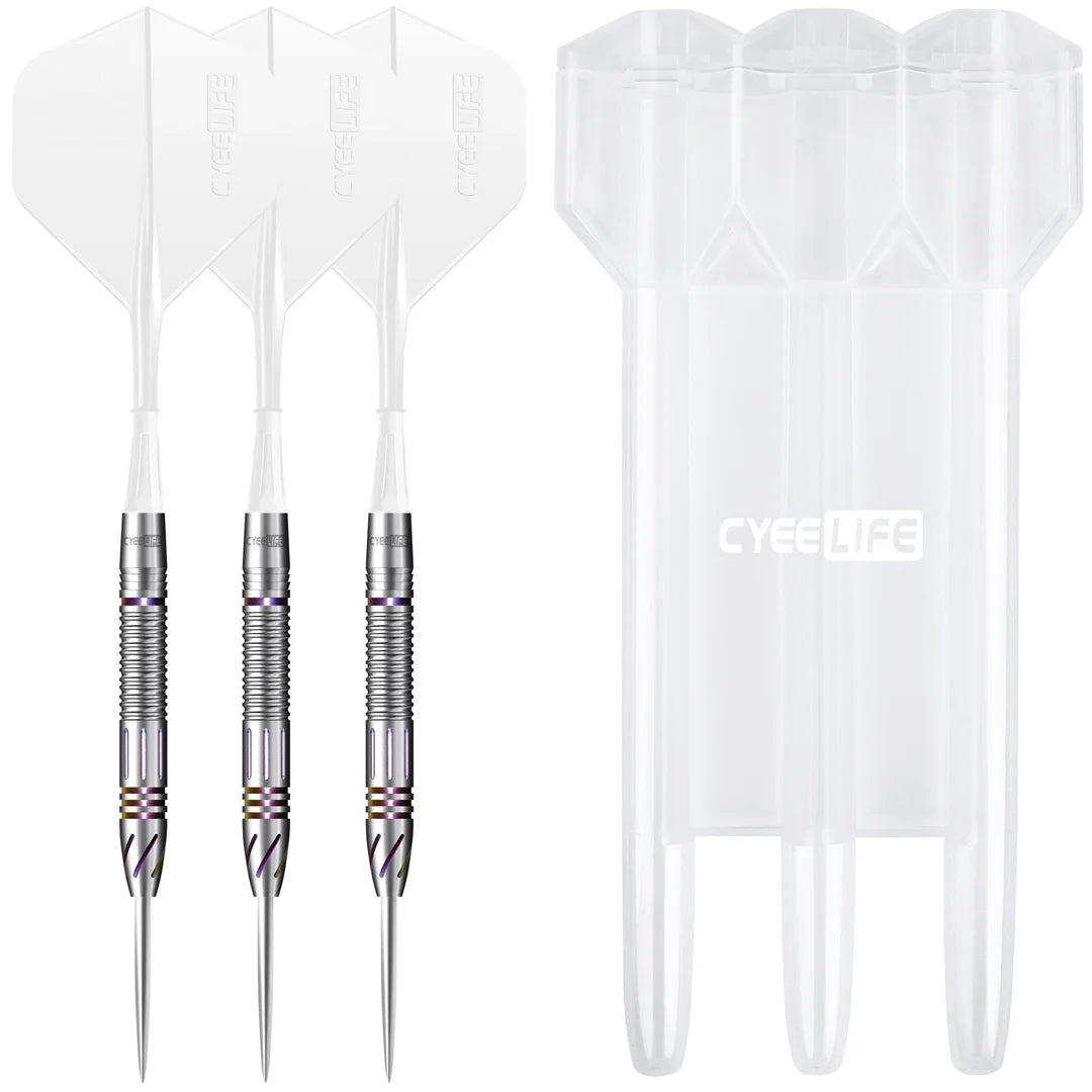 23g Tungsten Steel Tip Darts – 90% Tungsten, Professional Darts with Carrying Case