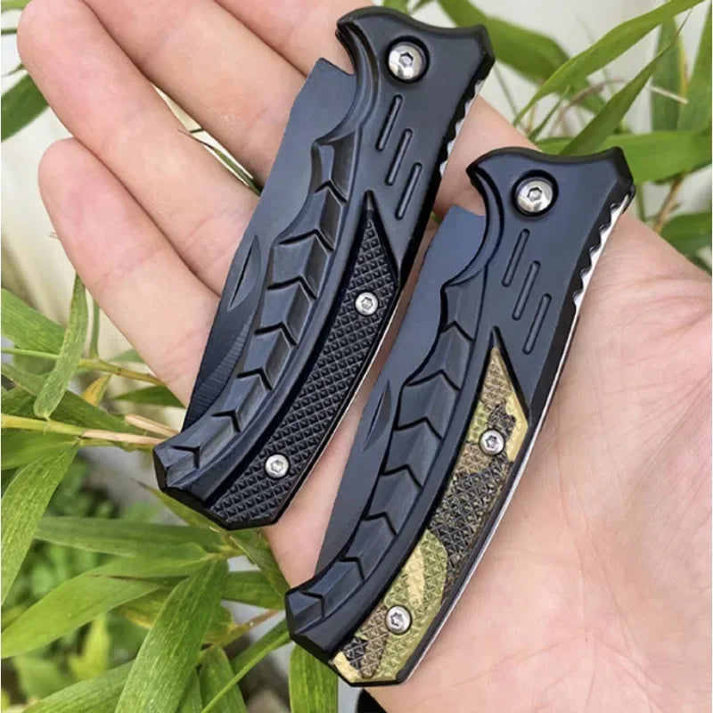 Stainless Steel Survival Knife – Folding EDC Outdoor Camping Tool
