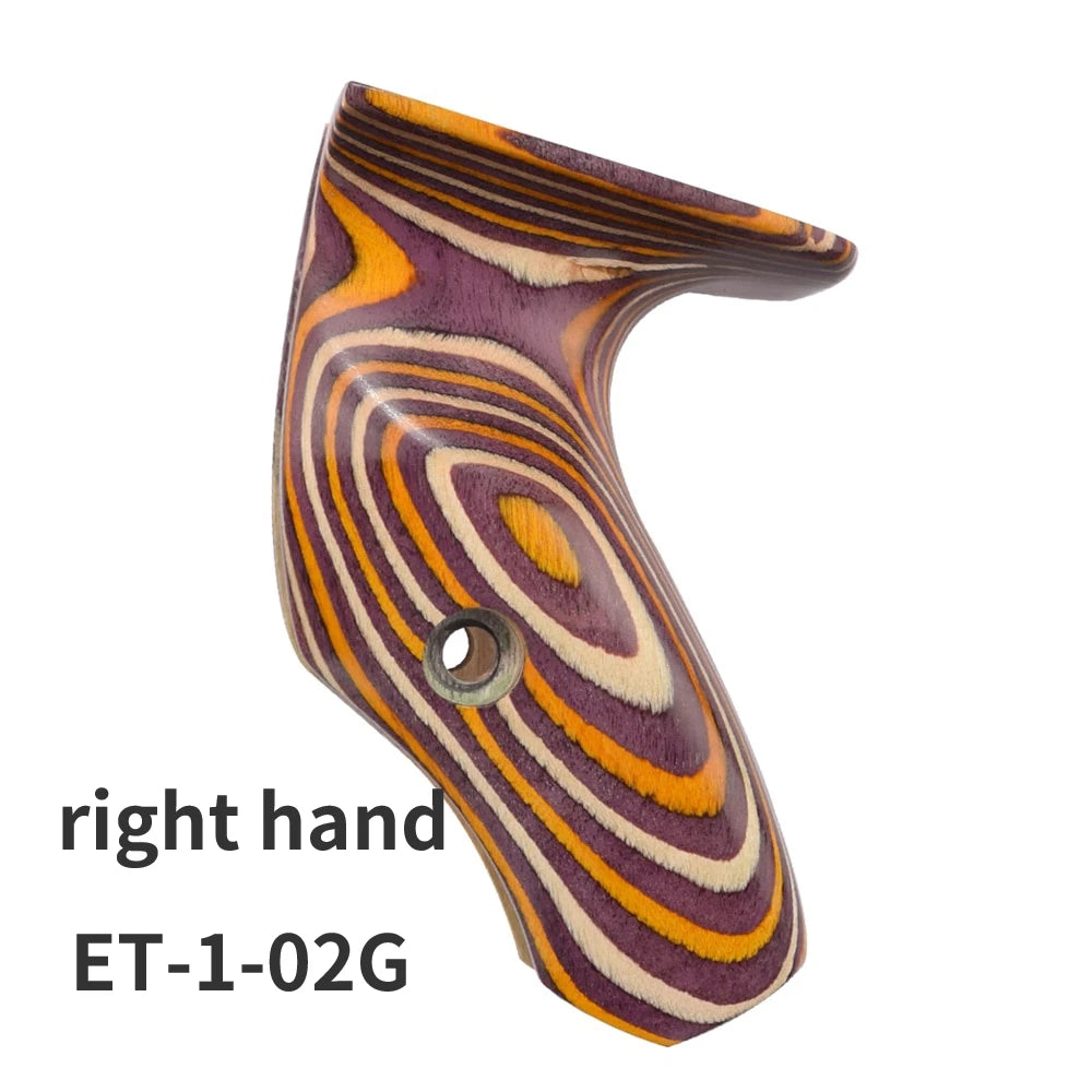 Wooden grip for 17" ILF recurve bow riser – ergonomic handle for left or right hand use