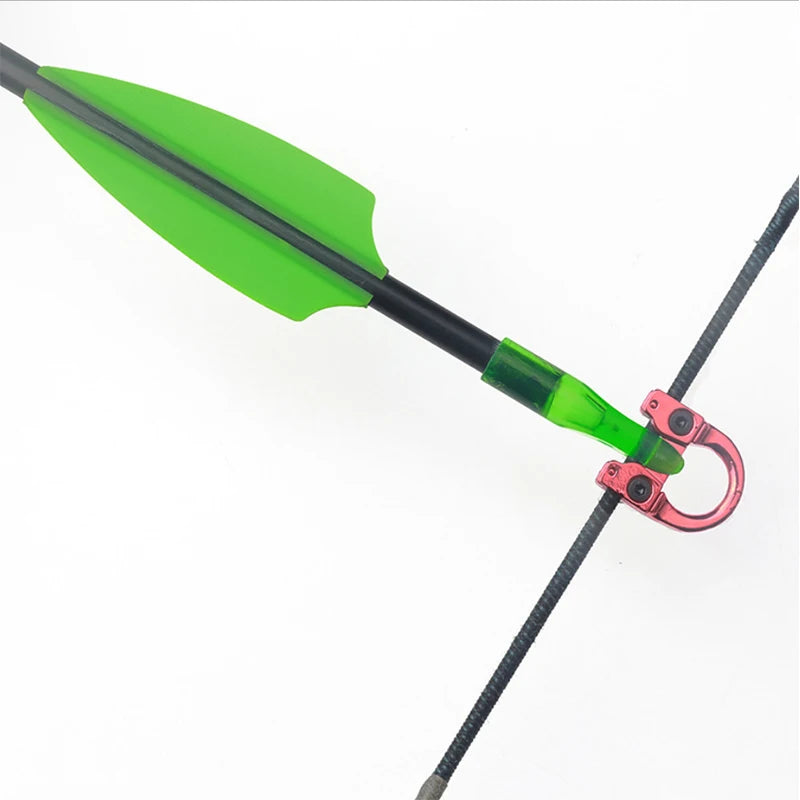 Compound Bow D Loop Release Ring Adjustable Metal Archery Accessory