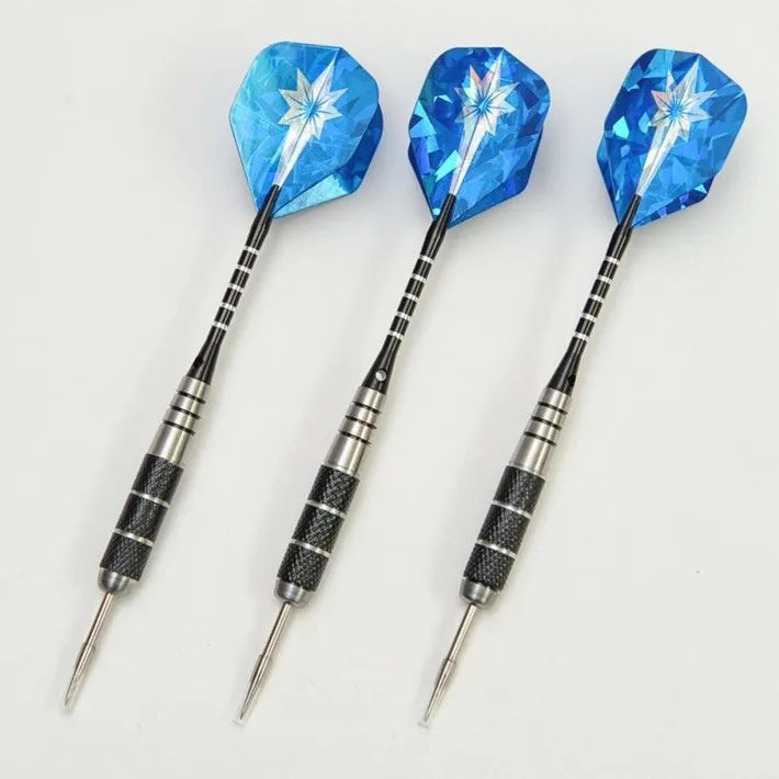 Professional 24g Steel Tip Darts – 3pcs Set with Aluminium Shafts & High-Quality Flights