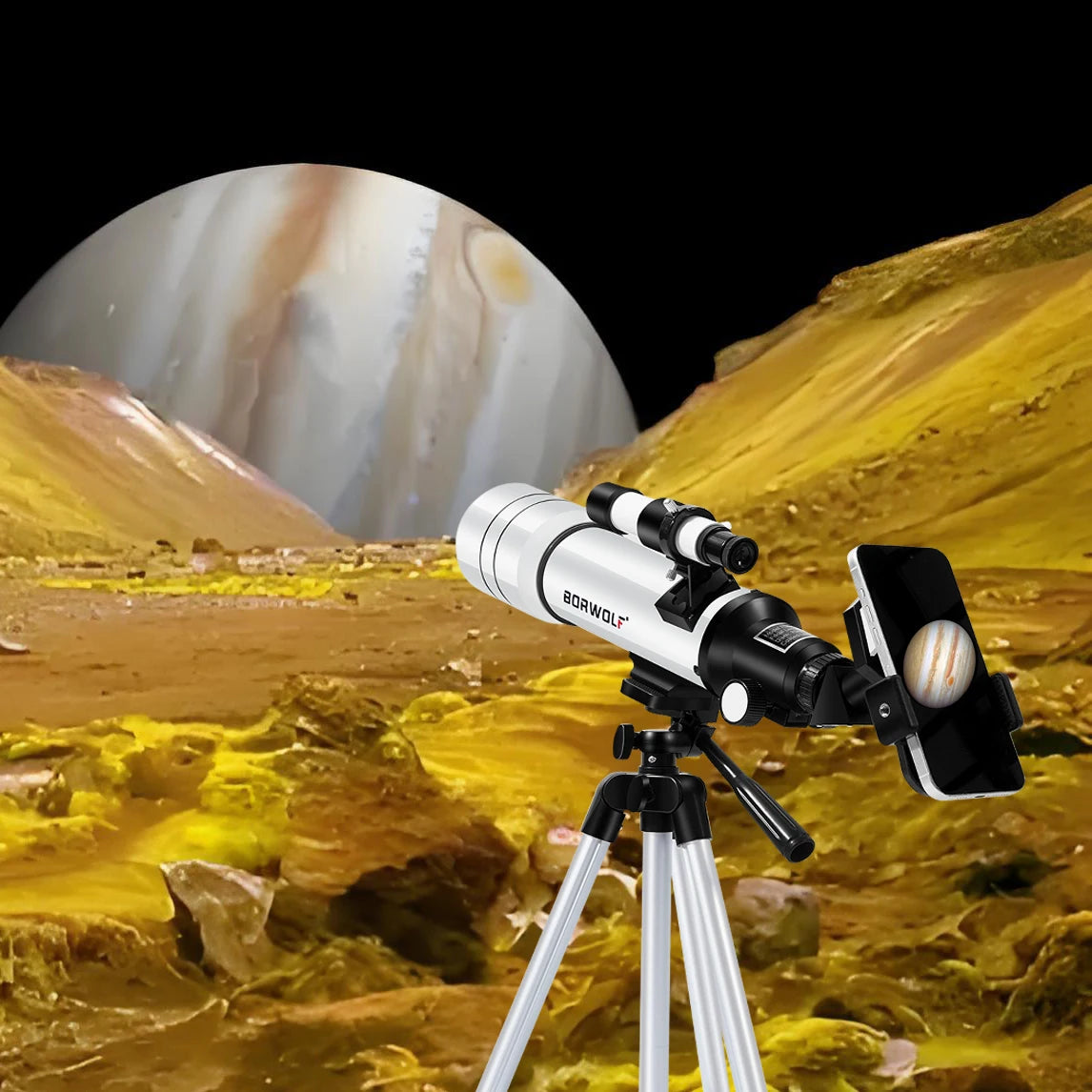 Telescope Professional HD Astronomical Telescope – 333X Magnification for Moon and Star Viewing