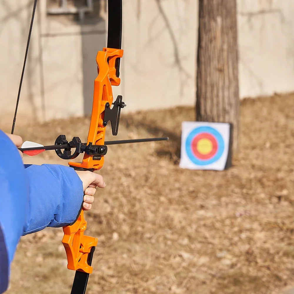 52" Takedown Recurve Bow with Stabiliser – 20/30lbs for Right-Handed Archery and Hunting