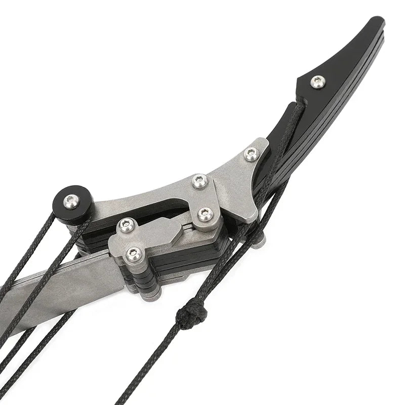 16lb Mini Compound Bow Set – Stainless Steel Archery Kit for Target Shooting