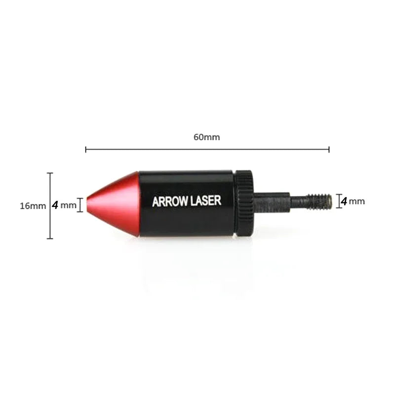 Archery Laser Bore Sight Red Dot Collimator for Bow and Crossbow Alignment
