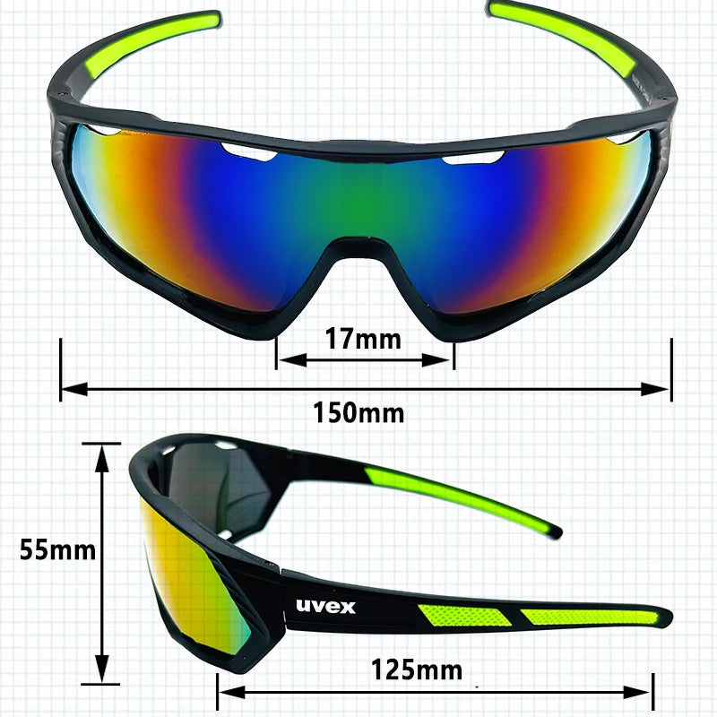 Cycling Sunglasses UV400 Sports Eyewear for Road & Mountain Biking