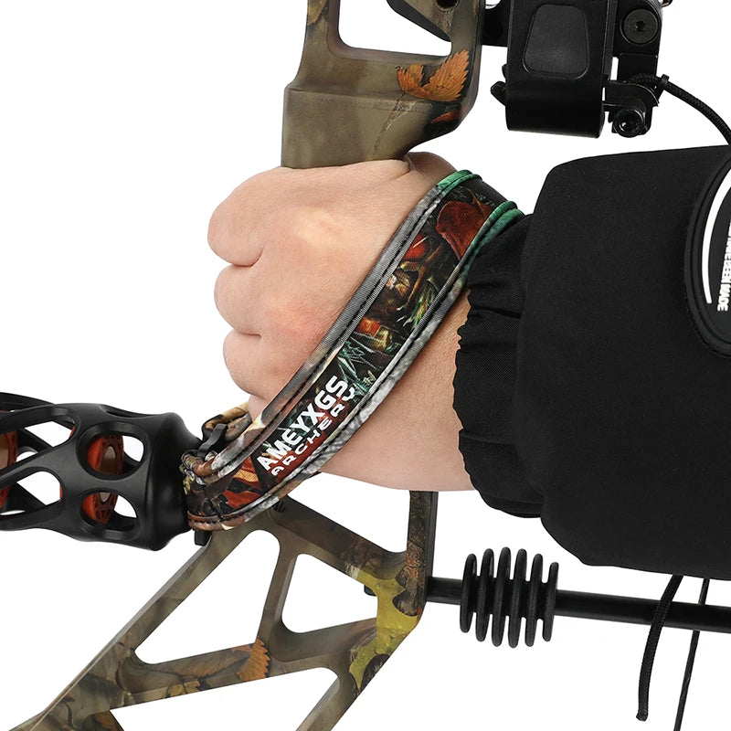 Compound Bow Wrist Sling Adjustable Braided Strap for Archery