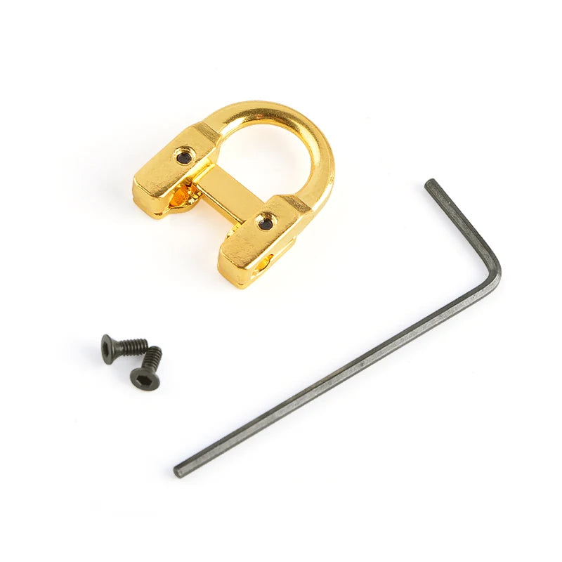 Compound Bow D Loop Release Ring Adjustable Metal Archery Accessory