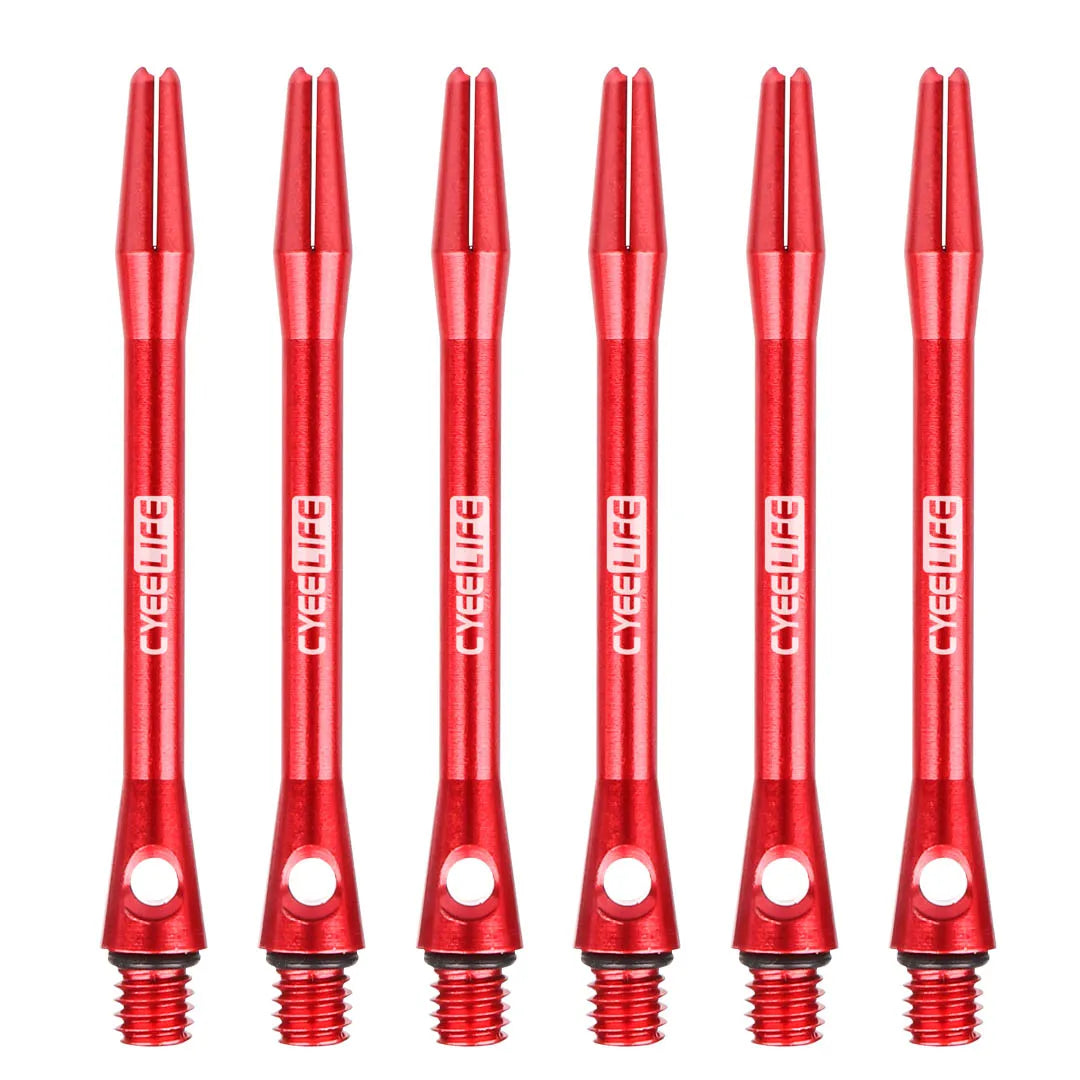 CyeeLife 48mm Aluminium Dart Shafts, 6pcs Durable 2BA Accessories, Durable, Lightweight and Strong