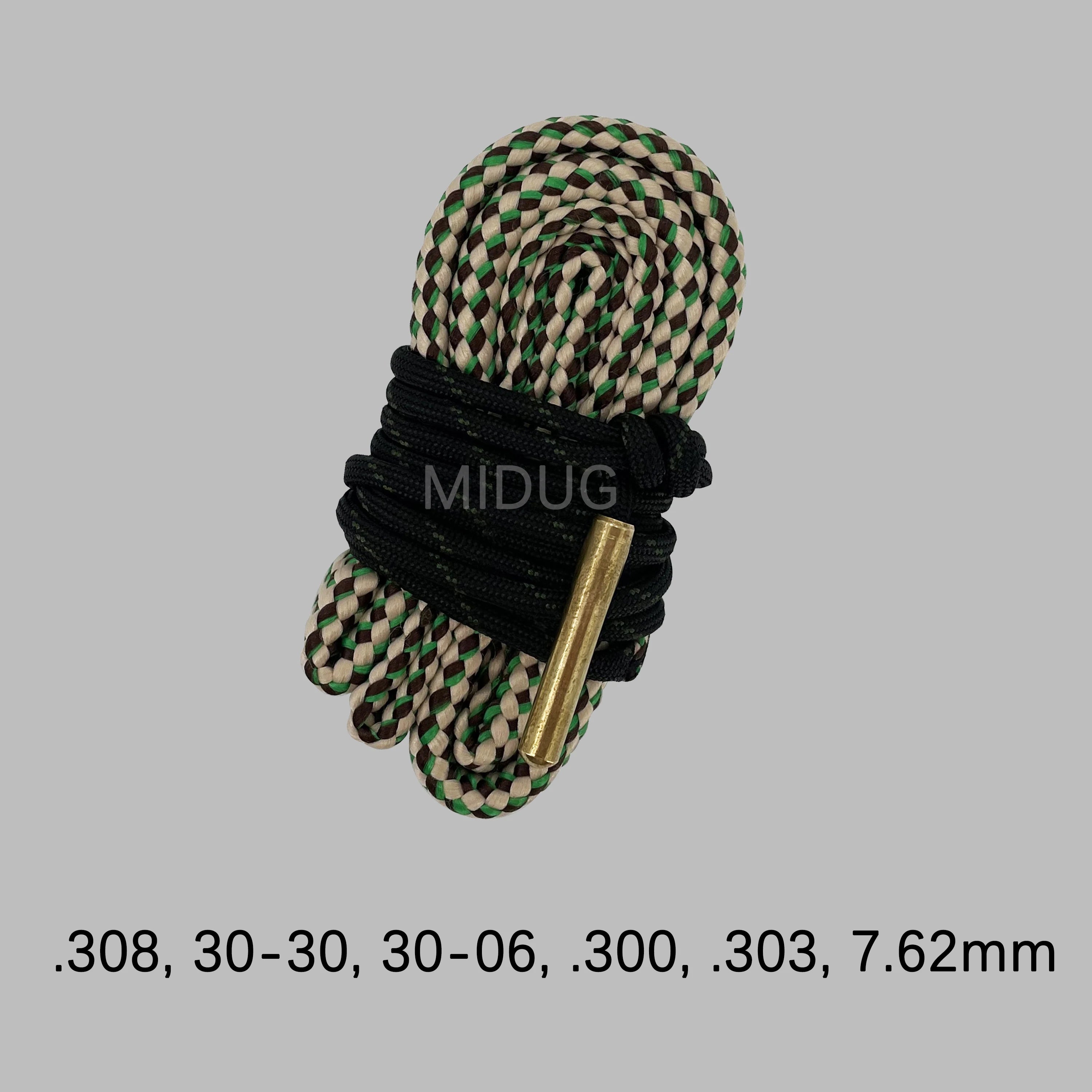 Bore Snake Cleaning Kit – Barrel Brush Rope for 12 GA, 9mm, .22, .223, .308, .44, .45cal & More
