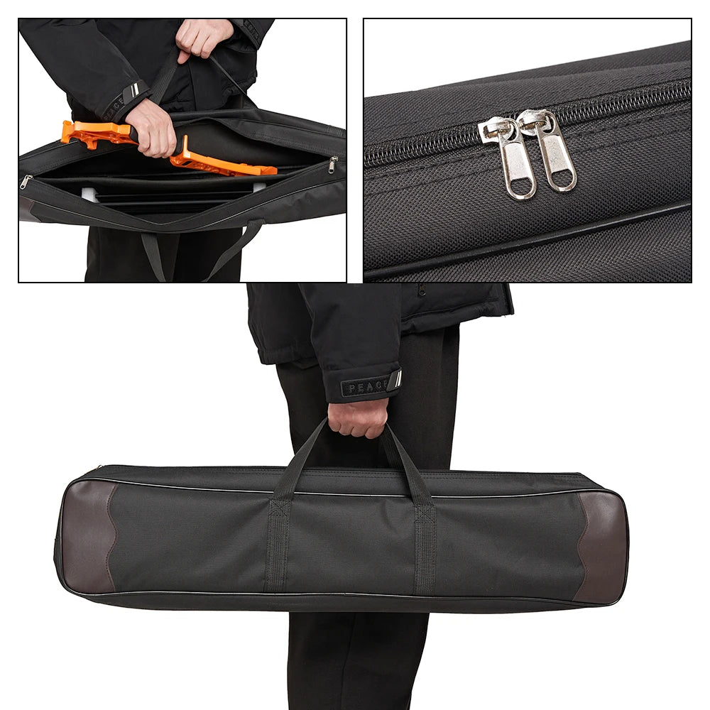Archery hunting canvas bow bag – recurve bow carrying case for target shooting (82×20cm)