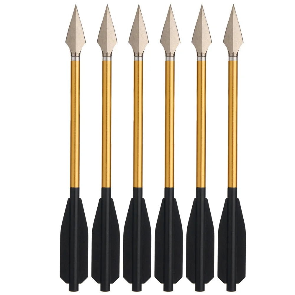 6.7-Inch Aluminum Crossbow Arrows – Mini Bolts with Replaceable Hunting Tips