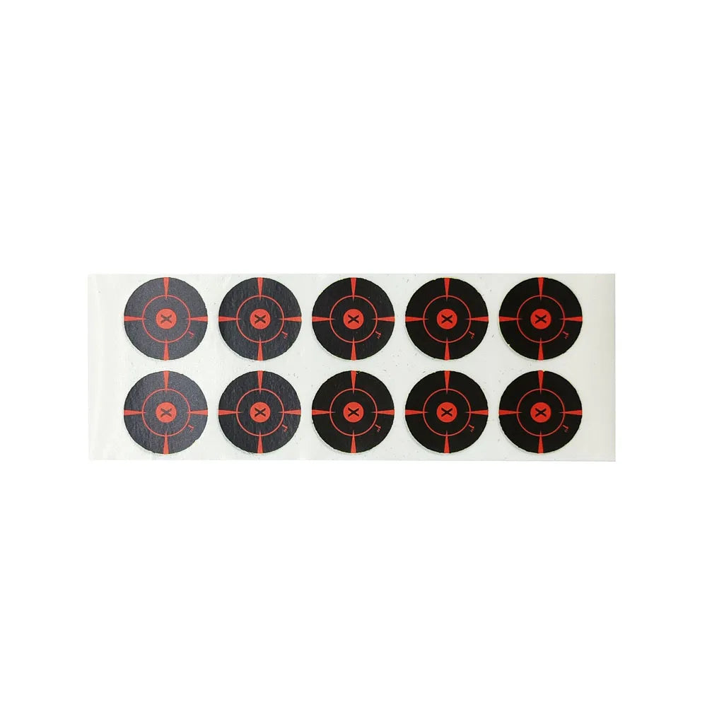 1" Self-Adhesive Splatter Shooting Targets – 100pcs Reactive Sticker Pack for Firearms
