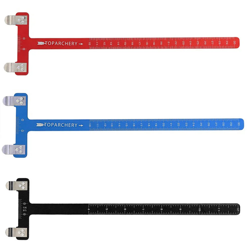 Archery Bow String Nocking Points Pliers T Square Ruler Set With Brass Nocks for Bow Tuning Kit