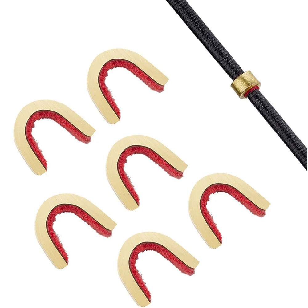 Archery Bow String Nocking Points Pliers T Square Ruler Set With Brass Nocks for Bow Tuning Kit