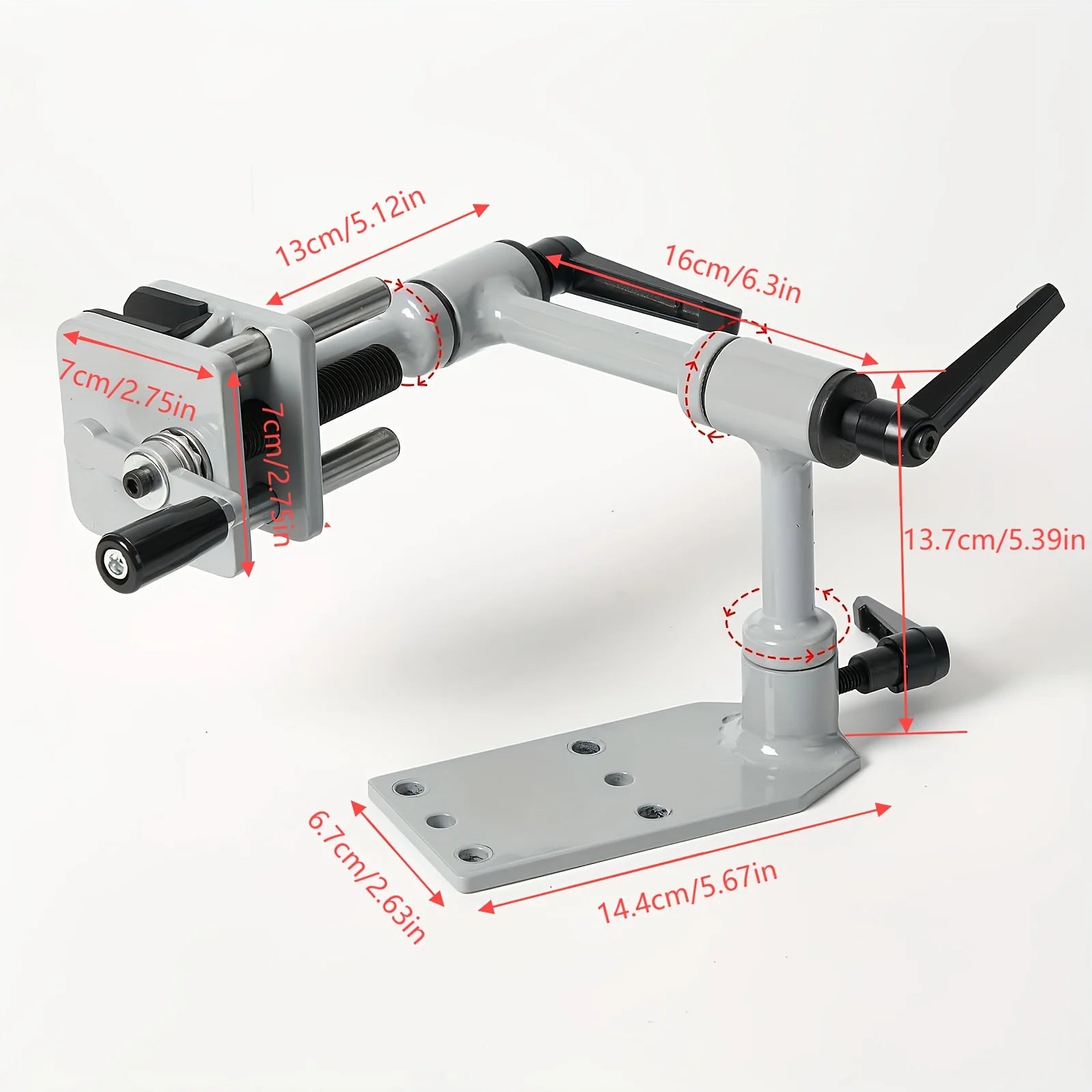 Bow Vise 360° Adjustable Mount Tool with Level Kit for Compound Bow Tuning