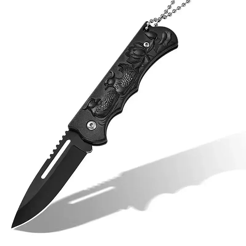 Portable Folding Pocket Knife – Keychain Travel Tool for Camping & Gifts