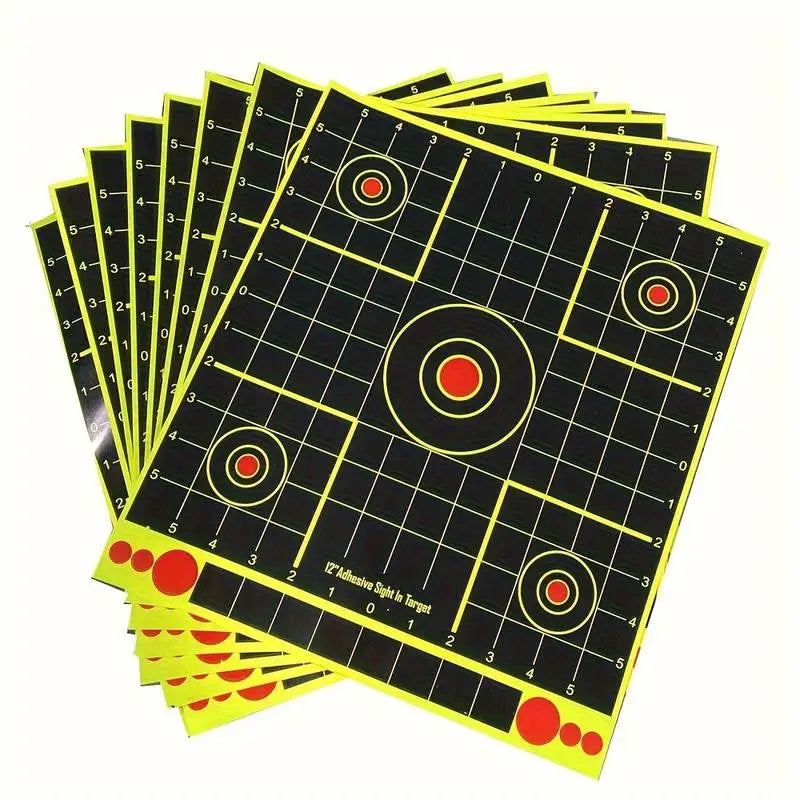12" Self-Adhesive Splatterburst Shooting Targets – Pack of 10