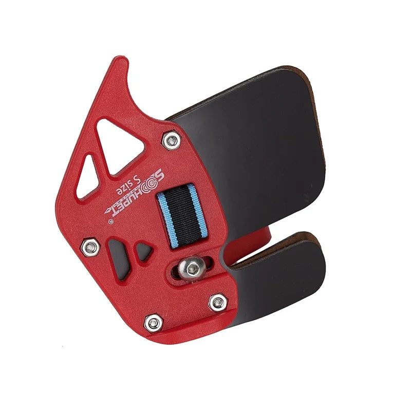 1PC Archery Finger Tab Guard – Leather Finger Protection for Beginners & Children