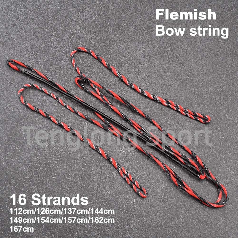 16-Strand Flemish Twist Bowstring – Fits 48" to 70" Recurve and Longbows